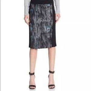 BCBG MaxAzria | Ines Coated Faux Fur Skirt | Pencil Skirt | Size S | NWOT